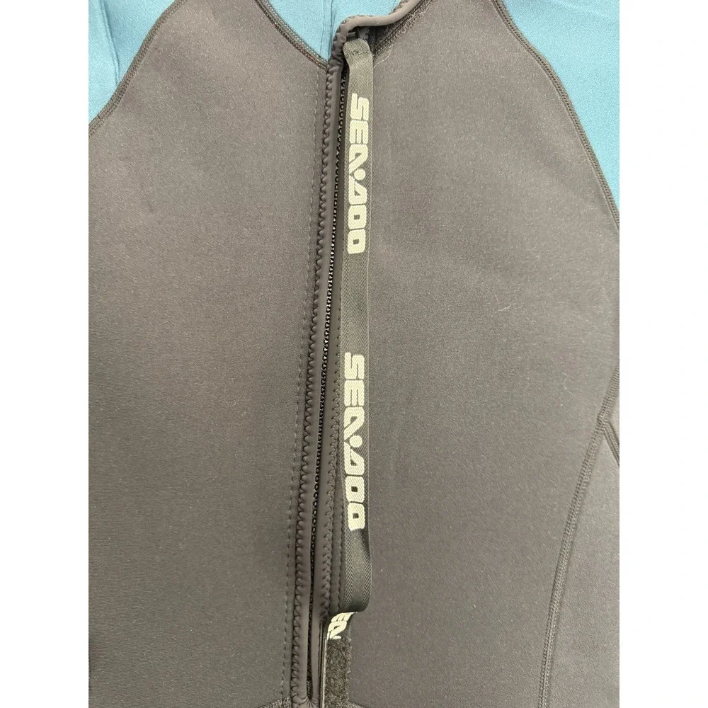NWT Sea-Doo 3 mm Escape Shorty Wetsuit Men's XL Navy Blue Long Sleeve Sports - Picture 3 of 12